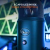 Blue Yeti USB mikrofon - Fekete (988-000229)