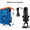 Blue Yeti USB mikrofon - Fekete (988-000229)