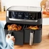 Tefal Easy Fry&Grill Forrólevegős sütő - Fekete (EY905B10)