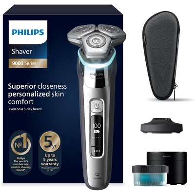Philips S9975/54 Series 9000 nedves és száraz elektromos borotva - Króm/Ezüst