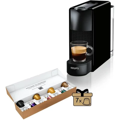 Krups Nespresso Essenza Mini XN110810 kávéfőző - Fekete + 7db kapszula