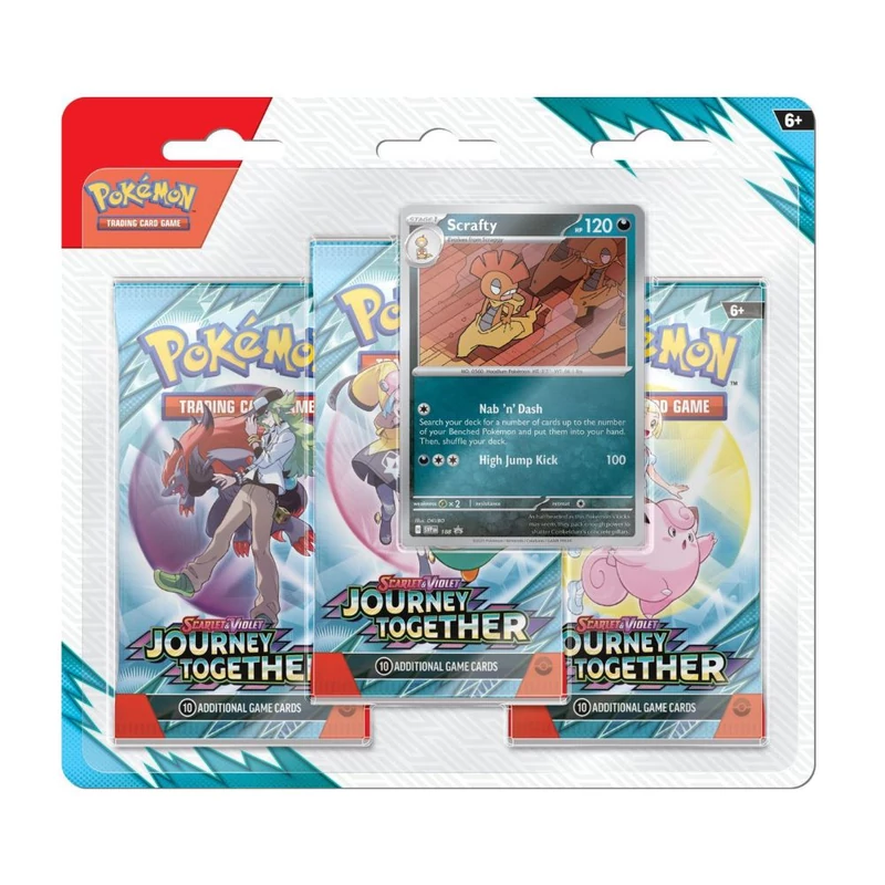 Pokémon TCG: Scarlet & Violet - Journey Together 3 Blister Booster